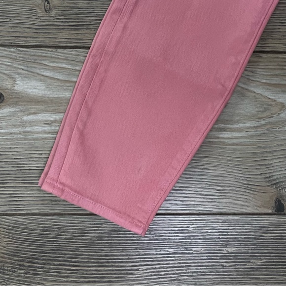 SOLD! L’AGENCE Margot High Rise Skinny Jeans Coated Dusty Rose - Picture 12 of 15